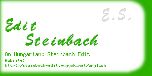 edit steinbach business card